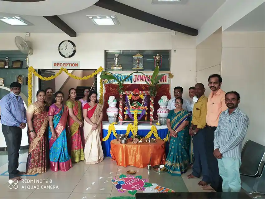 Janmashtami celebration at Arvind 2021